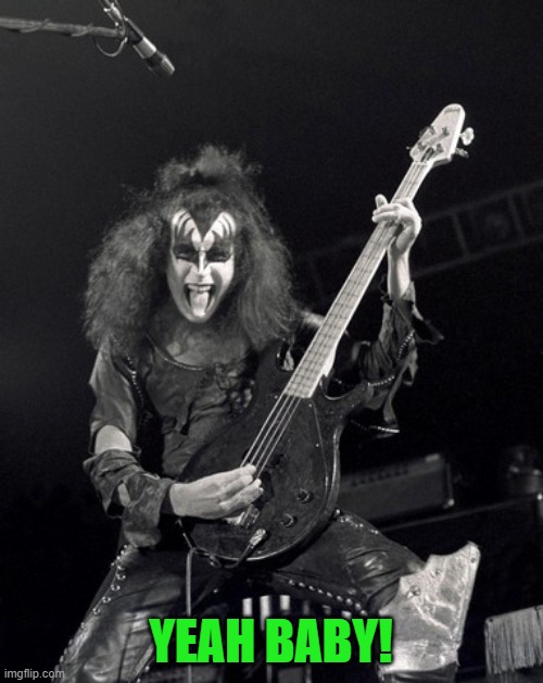 Gene simmons | YEAH BABY! | image tagged in gene simmons | made w/ Imgflip meme maker