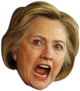 Hillary Clinton head 2 Blank Meme Template