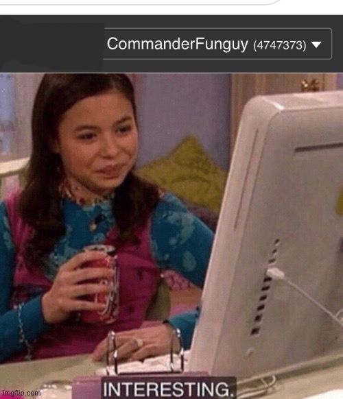 That’s a lot of 7s, surrounded by a pair of 4s and a pair of 3s. | image tagged in icarly interesting | made w/ Imgflip meme maker