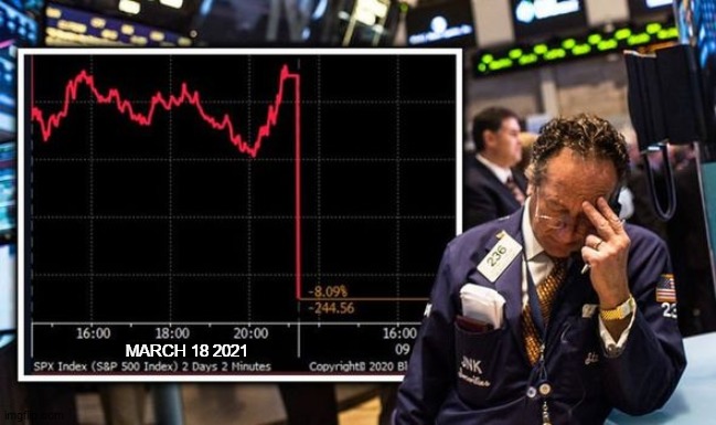 The Trump Economy Stock Market | MARCH 18 2021 | image tagged in the trump economy stock market | made w/ Imgflip meme maker