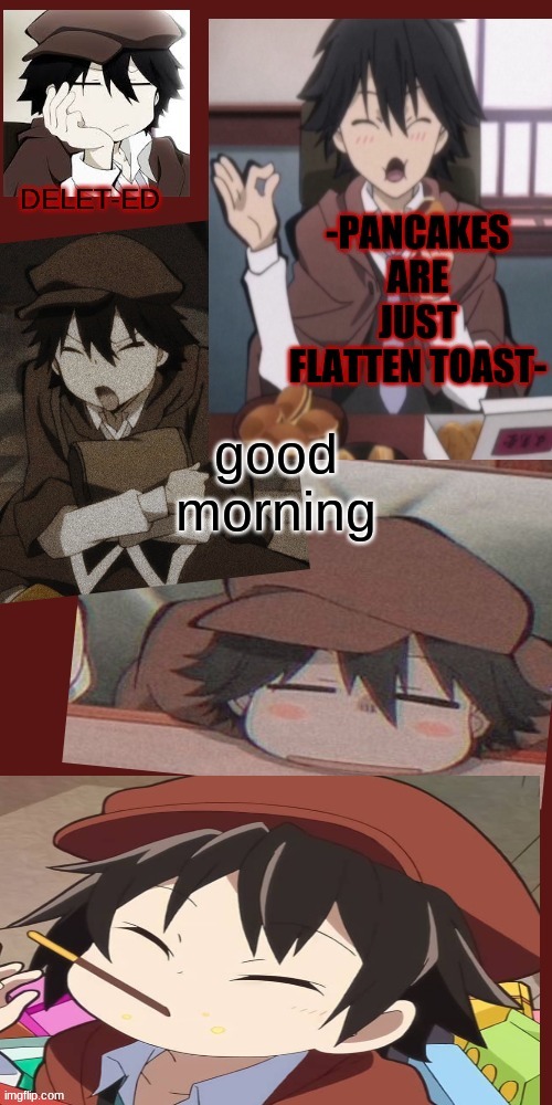 good morning | image tagged in e x t e n e d t e m p l a t e | made w/ Imgflip meme maker