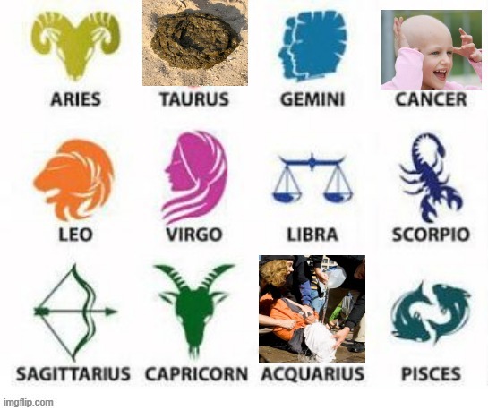 Reading My Horoscope (Day 3) | image tagged in dark humor,taurus | made w/ Imgflip meme maker
