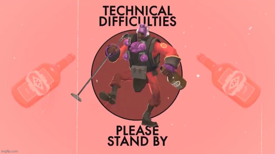 LazyPurple technical difficulties | image tagged in lazypurple technical difficulties | made w/ Imgflip meme maker