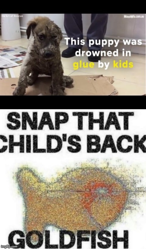 In all seriousness, this is horrible | image tagged in snap that child's back,dog | made w/ Imgflip meme maker