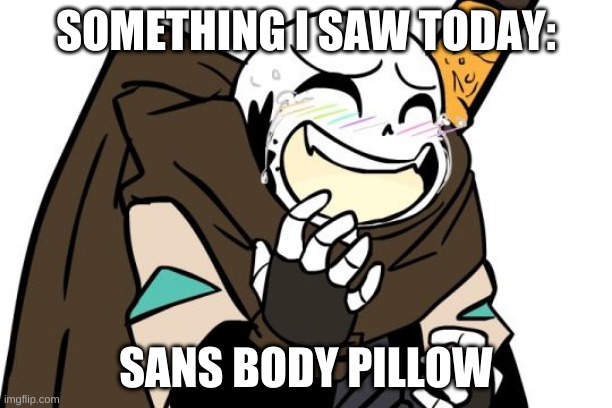 Ink sans body outlet pillow