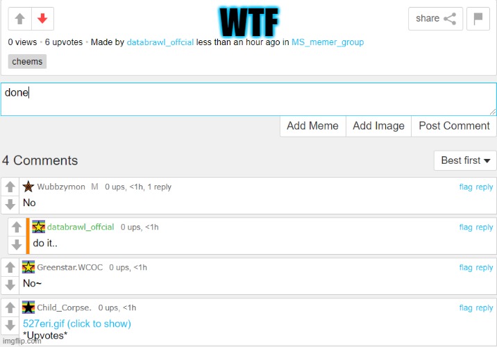 WTF | made w/ Imgflip meme maker