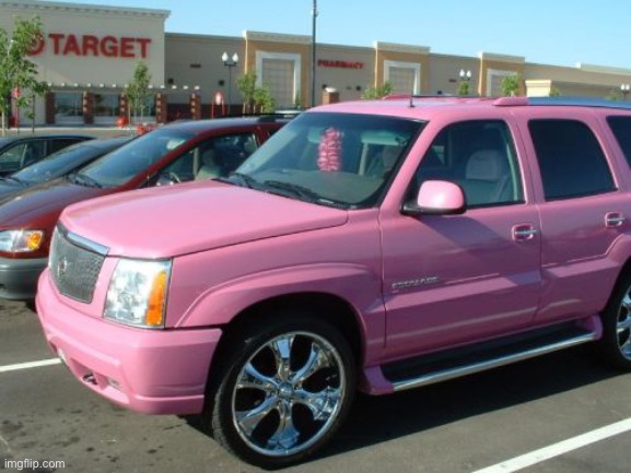 Pink Escalade Meme | image tagged in memes,pink escalade | made w/ Imgflip meme maker