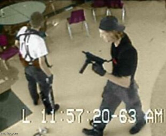 Columbine | image tagged in columbine | made w/ Imgflip meme maker