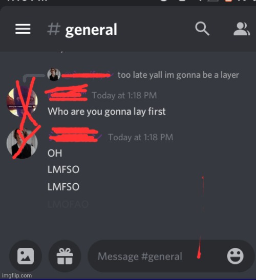 She meant to say lawyer | image tagged in discord,cursed | made w/ Imgflip meme maker