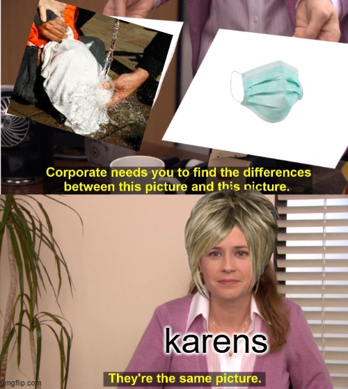 They're The Same Picture Meme | karens | image tagged in memes,they're the same picture | made w/ Imgflip meme maker