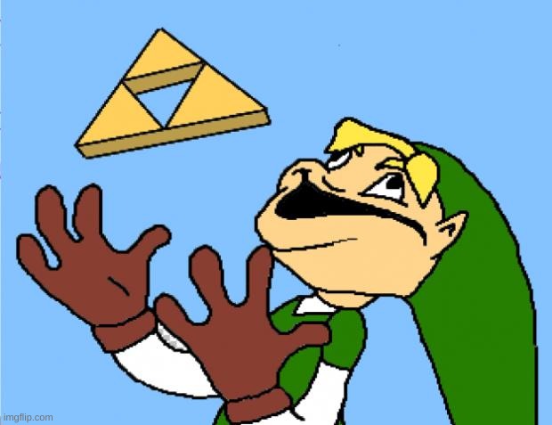 Derp Tri-Force | image tagged in derp tri-force | made w/ Imgflip meme maker