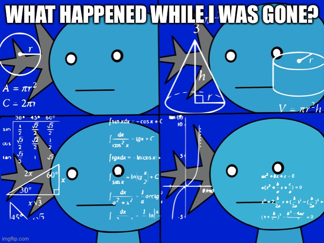 I was doing some bored social studies stuff | WHAT HAPPENED WHILE I WAS GONE? | image tagged in confused wooper | made w/ Imgflip meme maker