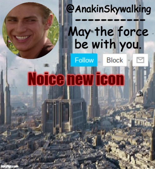 40k icon | Noice new icon | image tagged in anakinskywalking1 by cloud,yay,idk,bored | made w/ Imgflip meme maker