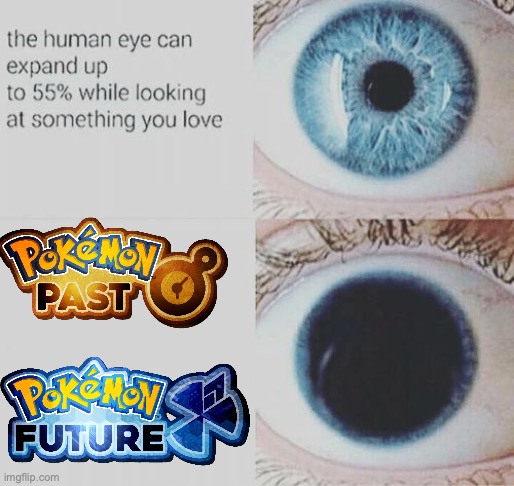 pokemon past and future | image tagged in pokemon,past,and,future | made w/ Imgflip meme maker