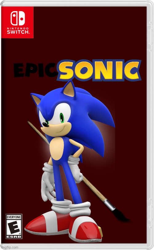 EpIc SoNiC | image tagged in sonic the hedgehog,disney | made w/ Imgflip meme maker