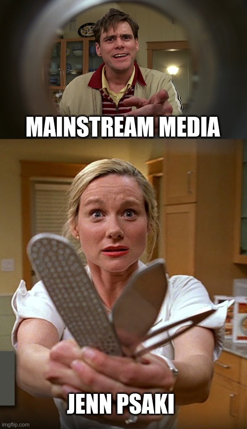 In Today's News | MAINSTREAM MEDIA; JENN PSAKI | image tagged in crisis,joe biden,fake news | made w/ Imgflip meme maker