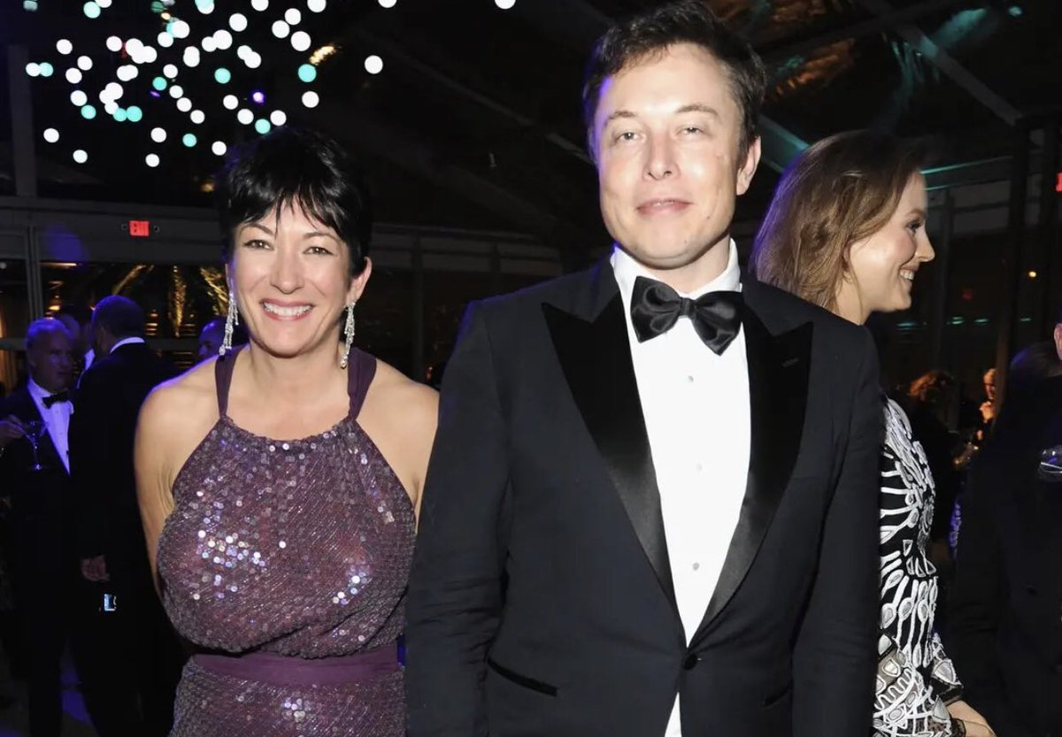 Ghislaine and Elon Blank Meme Template