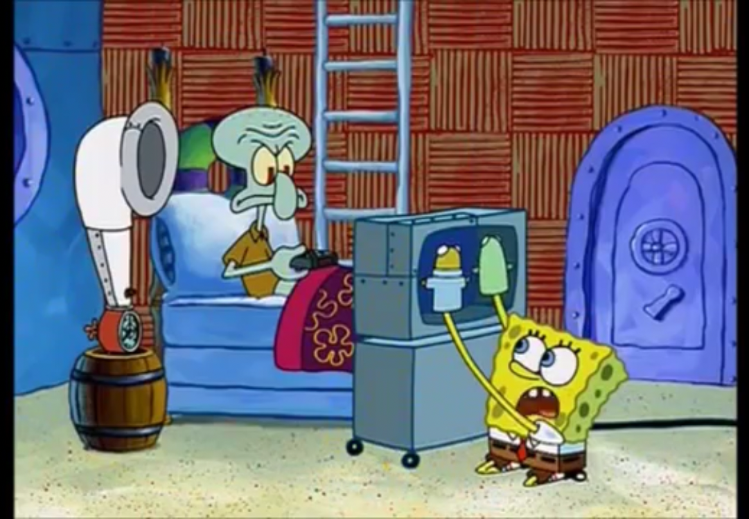 High Quality Spongebob Puppet Show Blank Meme Template