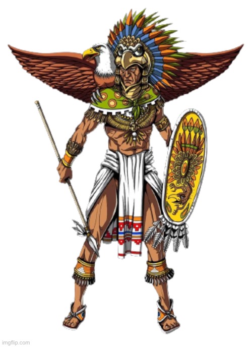 Aztec eagle warrior transparent | image tagged in aztec eagle warrior transparent | made w/ Imgflip meme maker