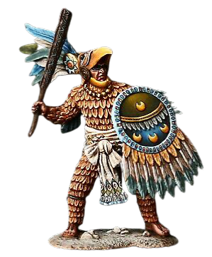 Aztec eagle warrior transparent Blank Meme Template