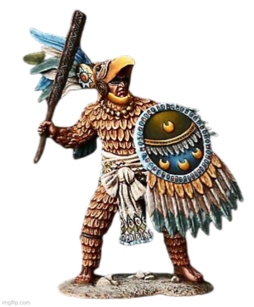 aztec eagle warrior