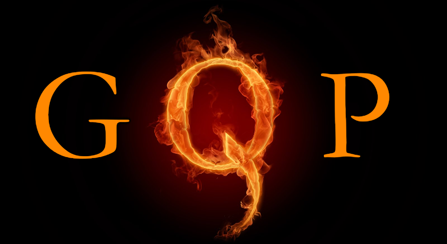 gop gqp logo qanon Blank Meme Template