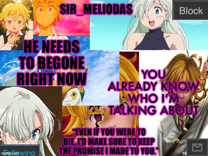 I’m not gonna let this slide by, like he’s innocent | YOU ALREADY KNOW WHO I’M TALKING ABOUT; HE NEEDS TO BEGONE RIGHT NOW | image tagged in sir_meliodas announcement temp,disney killed star wars,star wars kills disney | made w/ Imgflip meme maker