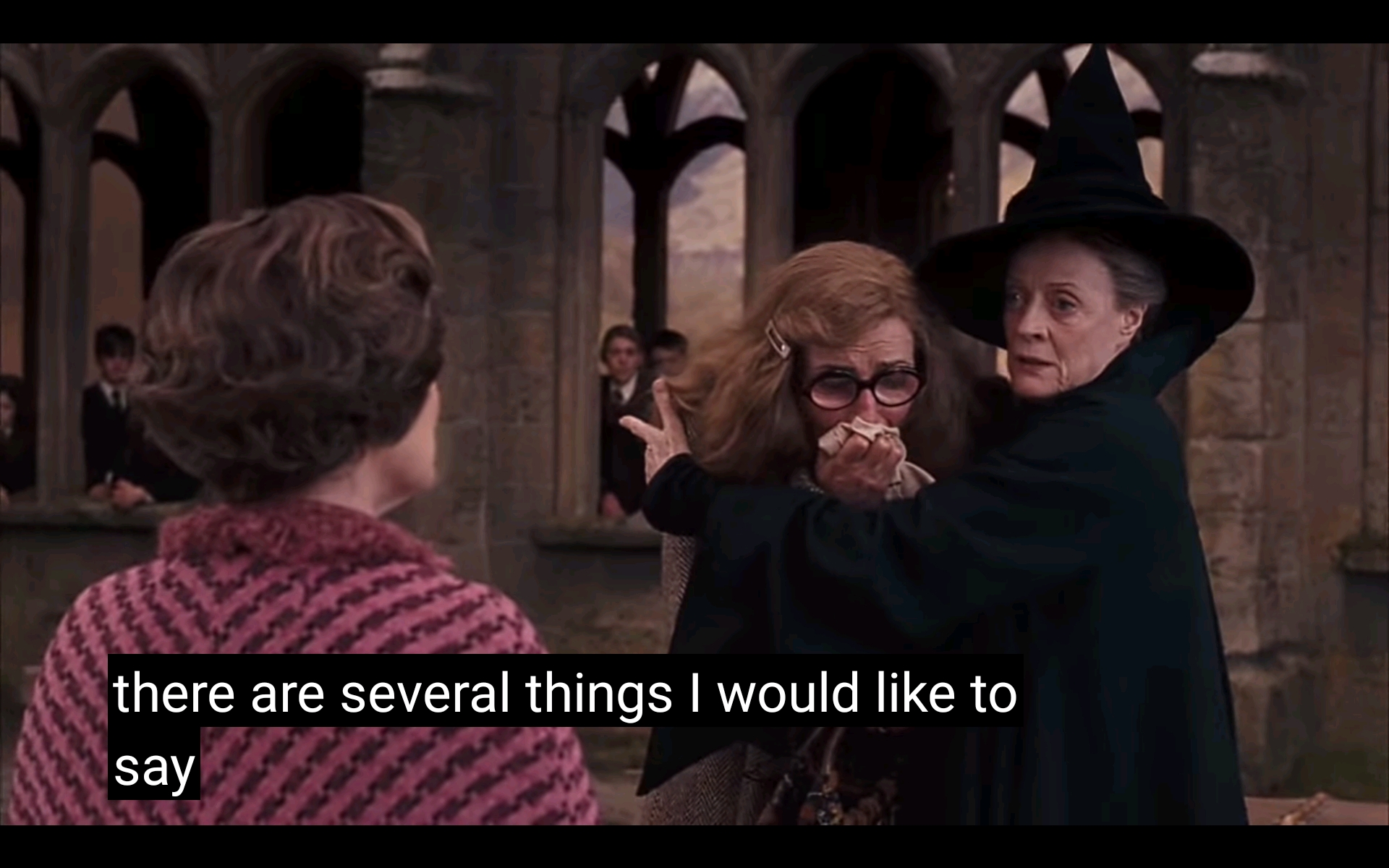 High Quality Minerva and Trelawney Blank Meme Template