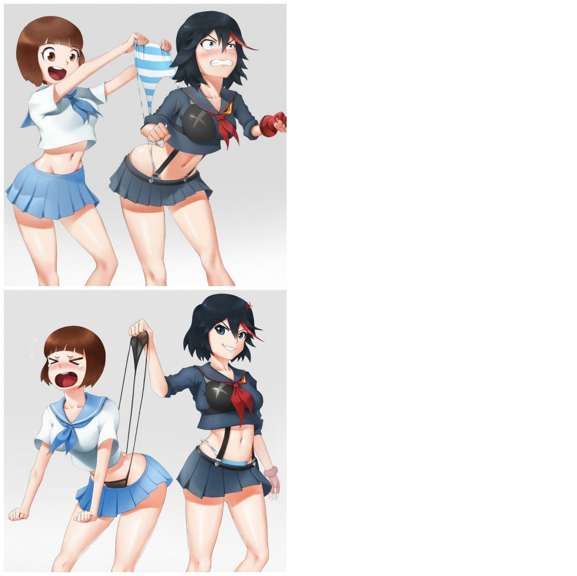 Unexpected Ryuko! Blank Meme Template