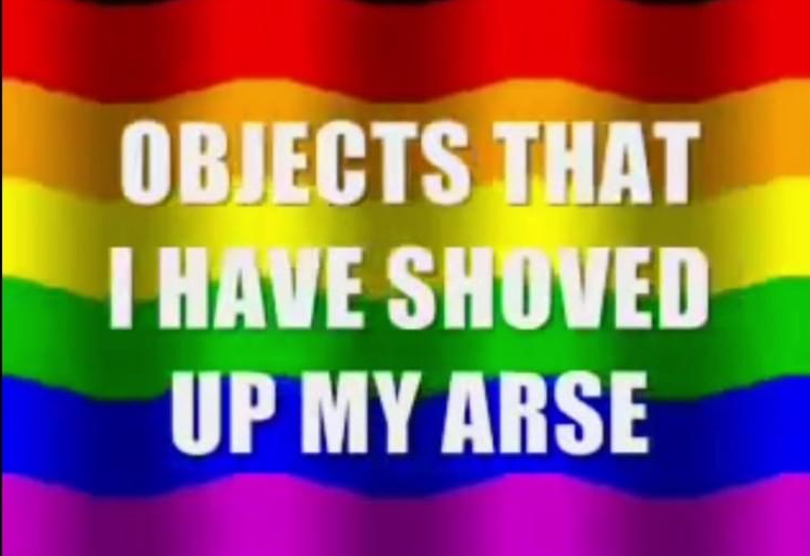 Objects That I Have Shoved Up My Arse Blank Meme Template