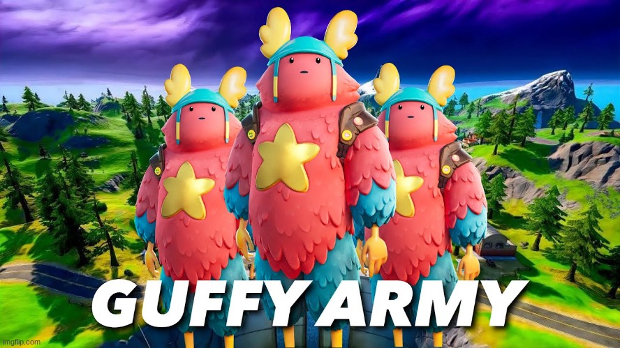 guffy army | image tagged in guffy army | made w/ Imgflip meme maker