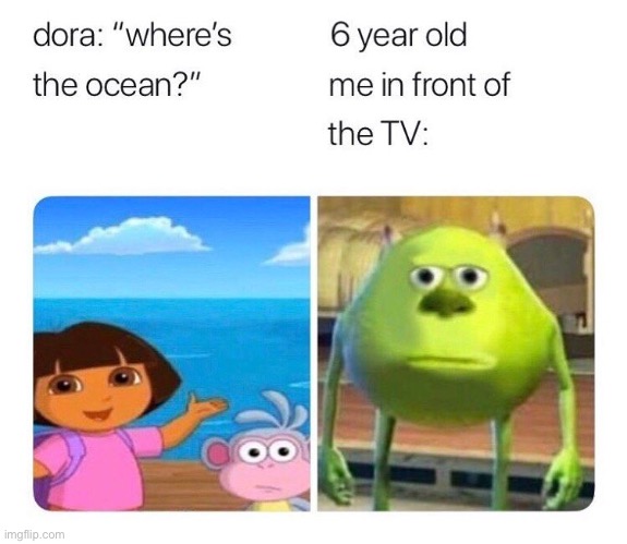 It’s. right. there | image tagged in dora the explorer | made w/ Imgflip meme maker