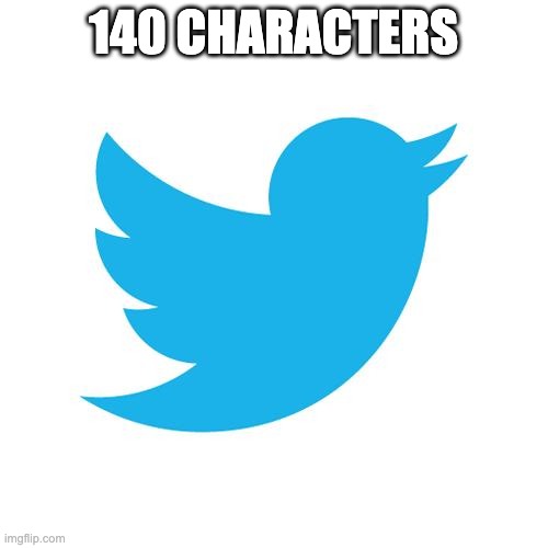 Twitter birds says | 140 CHARACTERS | image tagged in twitter birds says | made w/ Imgflip meme maker