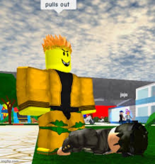 a very cursed roblox meme i found | made w/ Imgflip meme maker