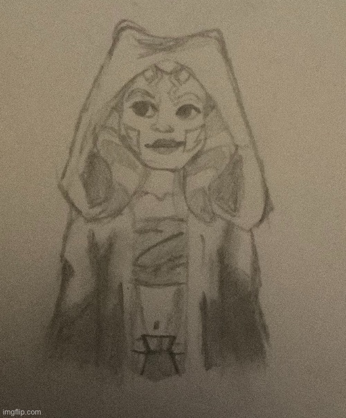 Camera quality's not great :/. I think at this point you know this but it’s Ahsoka Tano. | made w/ Imgflip meme maker