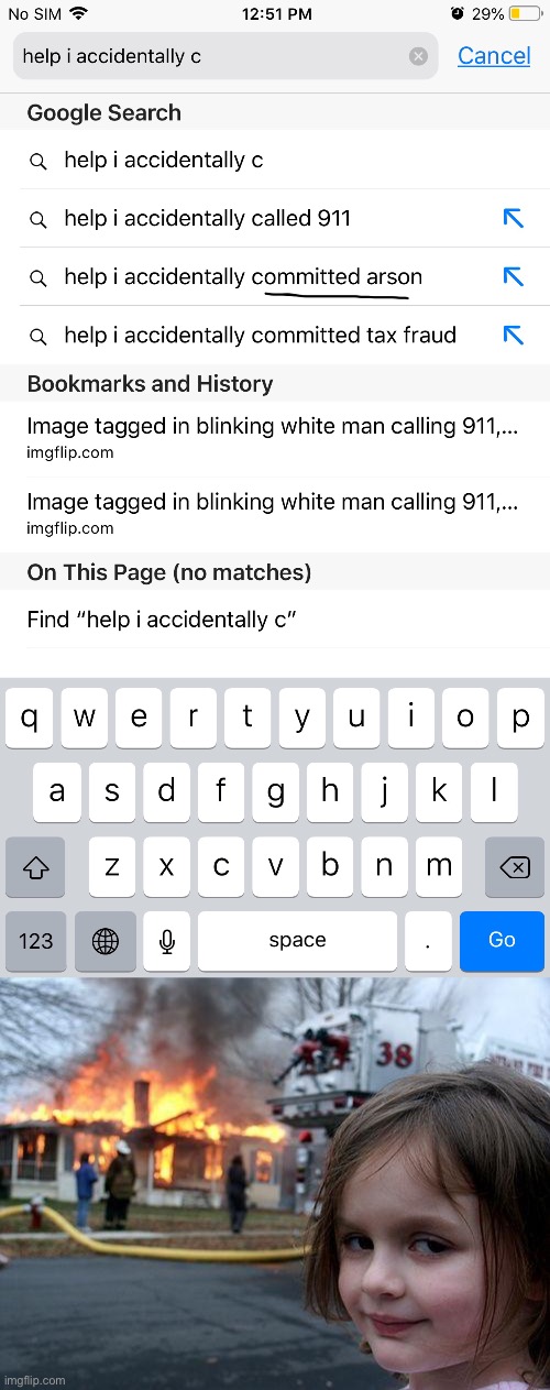 image tagged in memes,disaster girl | made w/ Imgflip meme maker