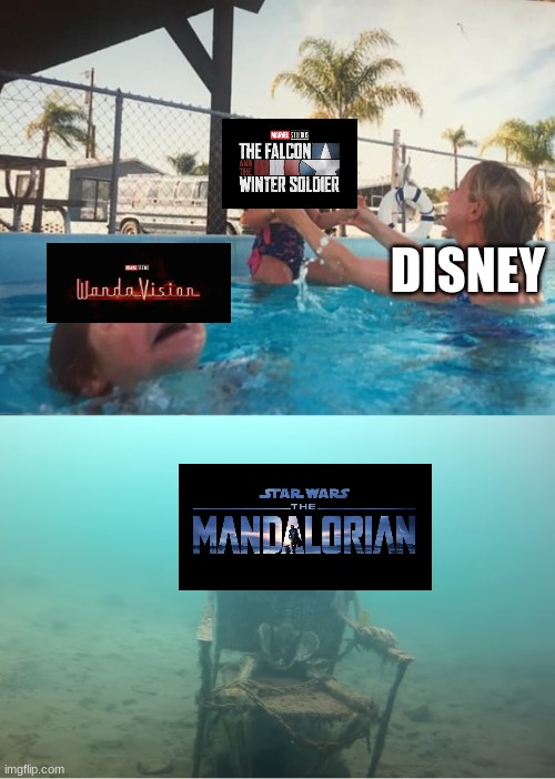 Swimming Pool Kids | DISNEY | image tagged in swimming pool kids,disney,star wars,marvel,wandavision,memes | made w/ Imgflip meme maker