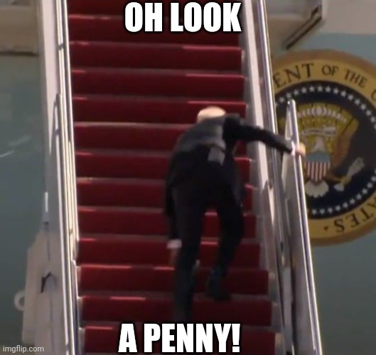 Joe Biden Penny Blank Meme Template