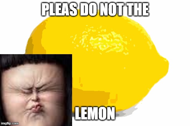 Pleas do not the Lemon | PLEAS DO NOT THE; LEMON | image tagged in when life gives you lemons x | made w/ Imgflip meme maker