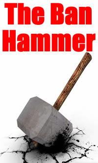 High Quality The ban hammer Blank Meme Template