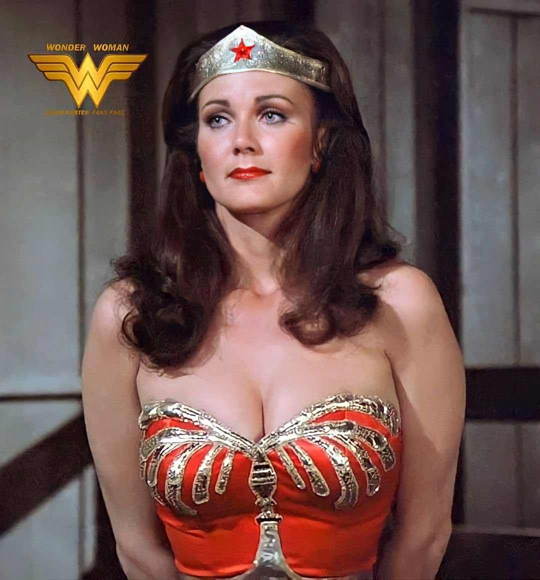 Lynda Carter as WonderWoman Blank Meme Template