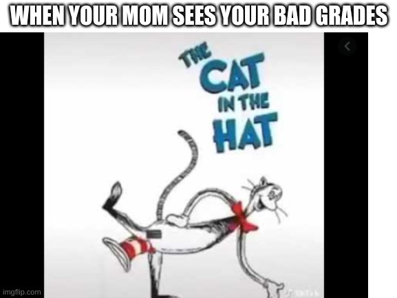 hehehe | WHEN YOUR MOM SEES YOUR BAD GRADES | image tagged in so true memes | made w/ Imgflip meme maker