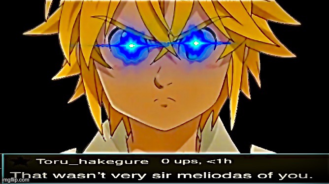 That wasn’t very sir Meliodas of you. | image tagged in that wasn t very sir meliodas of you | made w/ Imgflip meme maker