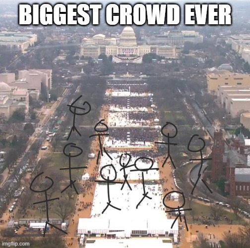 BIGGEST CROWD EVER | made w/ Imgflip meme maker