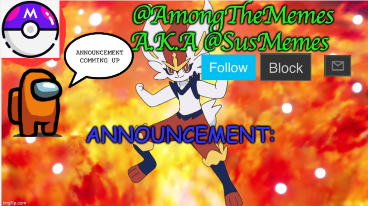 AmongTheMemes/SusMemes Announcement Blank Meme Template