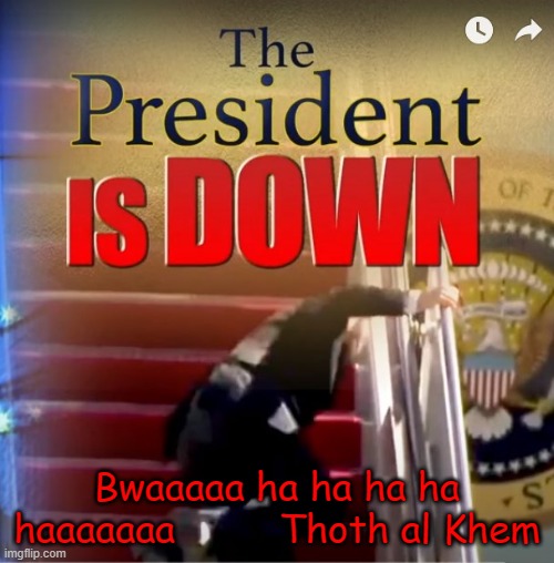 Biden is DOWN | Bwaaaaa ha ha ha ha haaaaaaa         Thoth al Khem | image tagged in biden,idiot,dementia,feeble,traitor,pedophile | made w/ Imgflip meme maker