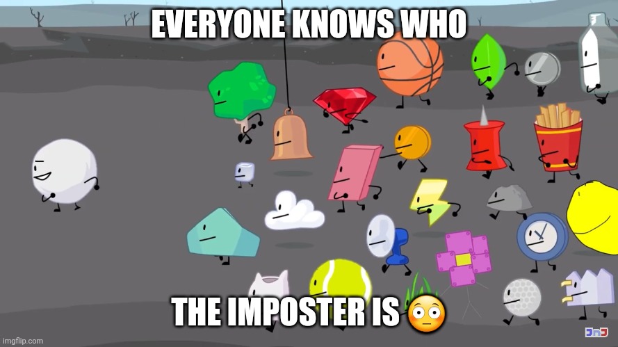snowball is sus | EVERYONE KNOWS WHO; THE IMPOSTER IS 😳 | image tagged in snowball s army | made w/ Imgflip meme maker