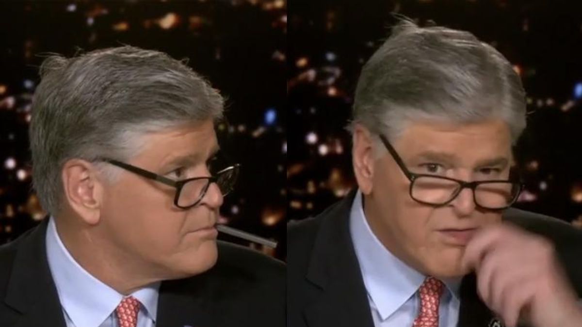 High Quality hannity caught vaping Blank Meme Template