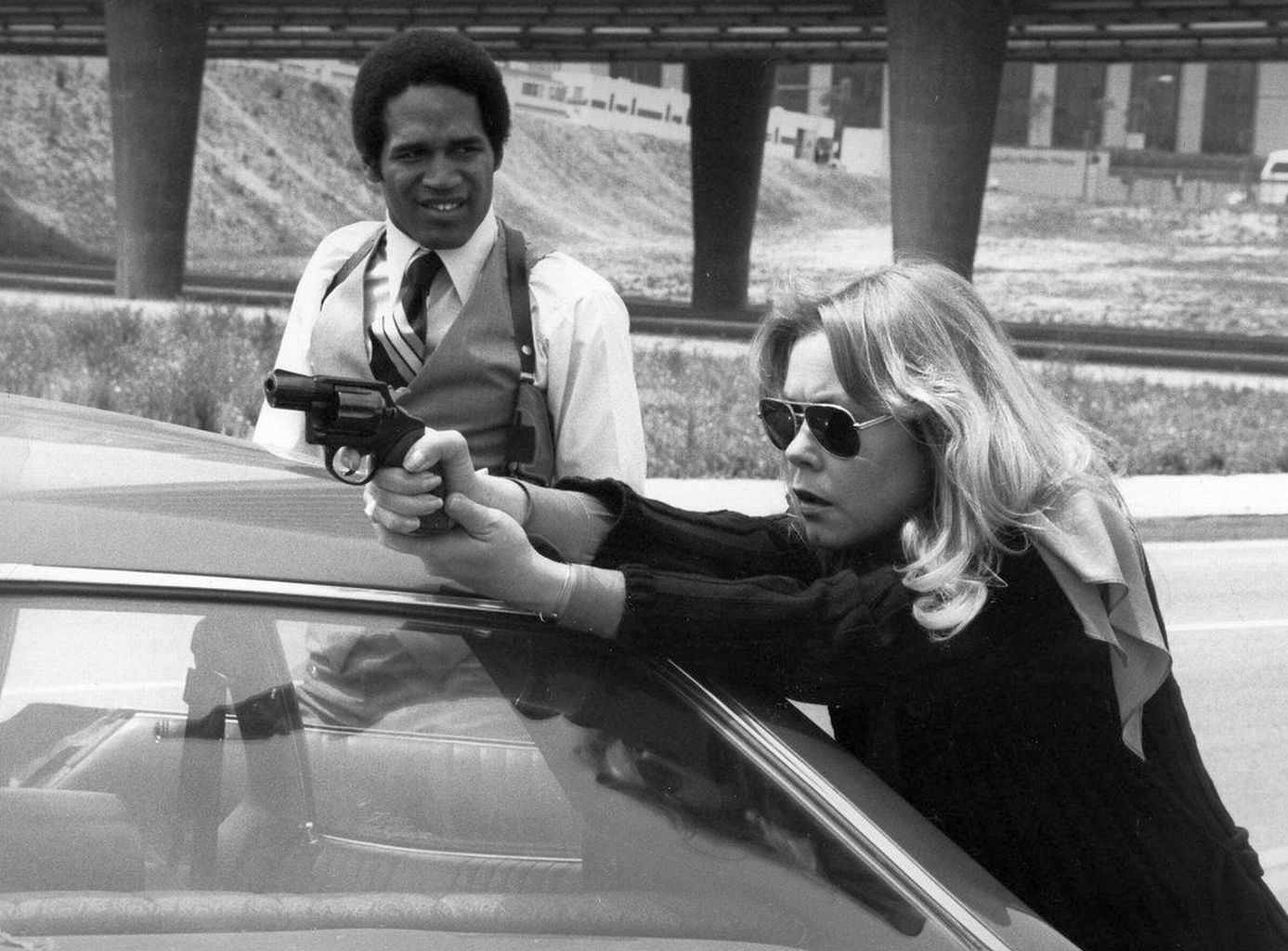 Elizabeth Montgomery and O.J. Simpson in A Killing Affair (1977) Blank Meme Template