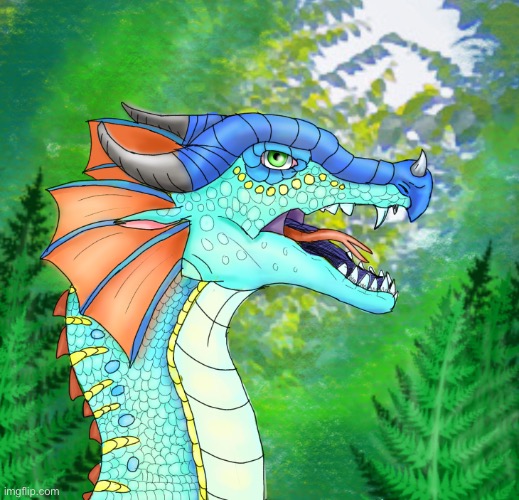 I drew Glory in IbisPaint x cause I was bored ;w; | image tagged in wings of fire,drawing | made w/ Imgflip meme maker